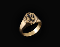 Sofic S. Ring Tvrtko Pecatnjak gold plated